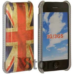 Cover Custodia Per iPhone 3G/3GS Bandiera Inghilterra Inglese Retro