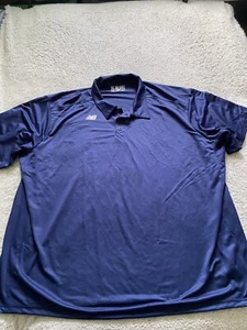 Camisa polo New Balance Dry para hombre manga corta azul marino talla 5XL - Imagen 1 de 10