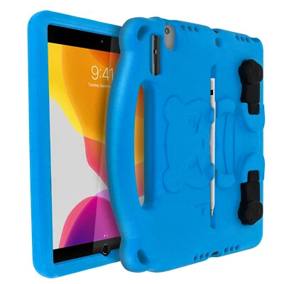 Case IPAD 2020/2019 Child Panda Foam Eva Shockproof Holder Video Blue - Image 1 of 4