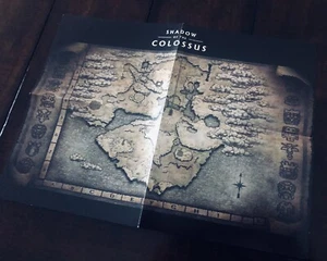 Shadow of The Colossus Special Limited Edition Map Poster Print (NO GAME!) PS4 - Picture 1 of 3