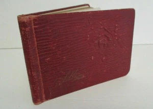 1907 Antique AUTOGRAPH ALBUM, Bella Levy of PS 141, Brooklyn NY with 44 entries - Foto 1 di 8