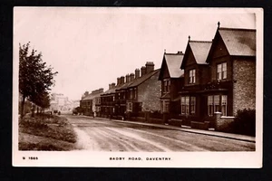 Daventry - Badby Road - real photographic postcard - Foto 1 di 1