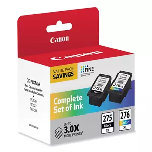 Canon PG-275XL CL-276XL High-Yield Black Tri-Color Multipack Ink Cartridges NEW - Picture 1 of 3
