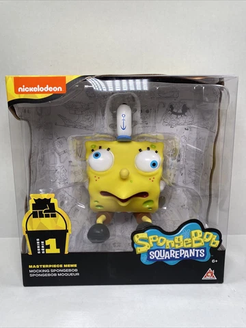 Nickelodeon Series 1 SPONGEBOB SquarePants MASTER PIECE MEME 8” Action Figure Cover