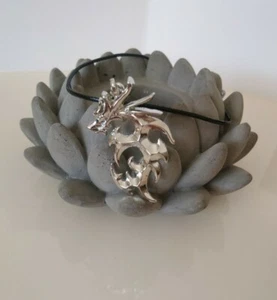 HALSKETTE DRACHEN ANHÄNGER TRIBAL UNISEX KETTE DRAGON - Bild 1 von 3