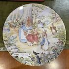 Wedgewood/danbury Mint Tales  Of Peter Rabbit Plate