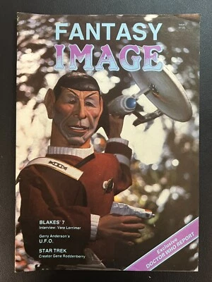 Март 1985 Fantasy Image Magazine #2 винтажный Великобритании w/Spock 'Spitting Image' Обложка изящный! - Изображение 1 из 3