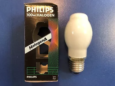 Philips Halogen A 100W E27 Opal 230V Halogen Lamp Dimmable - Image 1 of 4