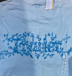 Camiseta Vintage Fit Trailer 79 GRANDE Manga Corta Azul Lt 100% Algodón - Imagen 1 de 3