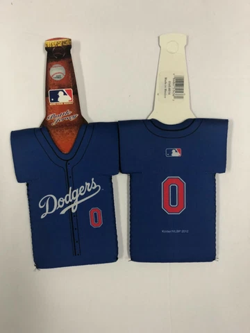 MLB Neoprene Bottle Jersey Cooler Los Angeles Dodgers Set of 2 Cover