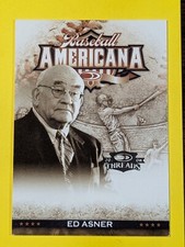 2008 Donruss Threads Baseball Americana 016/500 Ed Asner Card #BA-35