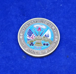 Dept of the Army First Sergeant (E8) Challenge Coin - Picture 1 of 7