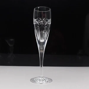 Waterford Kristall Dolman Schliff Sektflöte Glas 9 1/8" 20,6 cm hoch 1. Qual - Bild 1 von 3