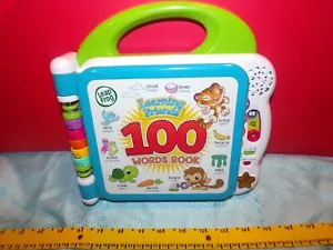 Leap Frog Learning Friends 100 Words Book English Spanish Interactive Learning - Picture 1 of 9