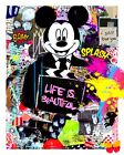 Ausstellungsstück!Mickey Life is beautiful 80x100 Acrylglas/Pop Art/Street Art