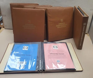 US Stamp Commemorative Panels + Souvenir Pages in 7 Albums, 1982-86, Pg# 174-278 - Picture 1 of 15