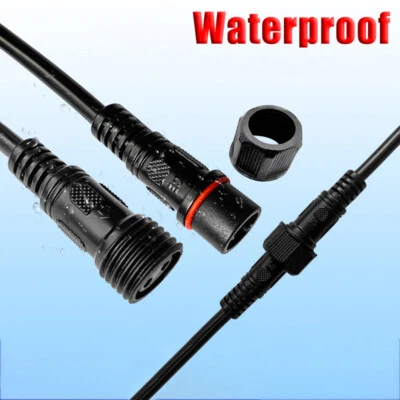 IP68 Waterproof Male Female Wire Cable Connectors Electrical Power Plug Socket - Image 1 of 4