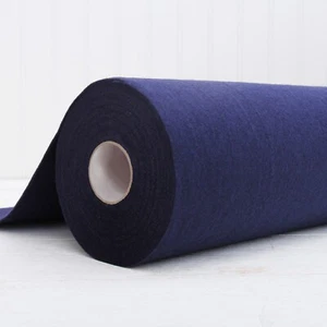 Premium Felt Roll - By The Yard - 36" Wide - Dark Navy - Soft Wool-Like 1.2mm - Picture 1 of 11