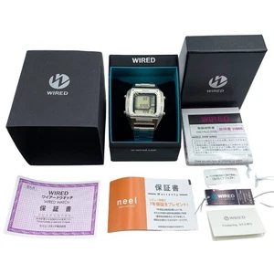 SEIKO WIRED AGAM401 SOLIDITY Featuring BEAMS Watch Silver SS W/Box - Picture 1 of 10