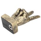 (Bronze) Finger Geste Skulptur Sieg Hand Geste Statue Fr Home Office ❉