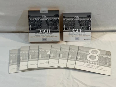 Bach Brandenburg Concertos Musica 9 Antiqua Koln Goebel 8 CD Box Set (NM) Foto 1 de 4