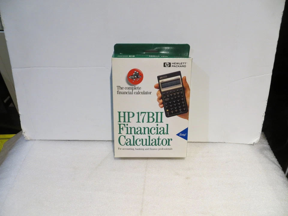 HP 17BII Vintage Business Financial Calculator Hewlett Packard NEW SEALED - Image 1 of 1