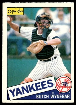 1985 O-Pee-Chee Butch Wynegar New York Yankees #28 - Image 1 of 2