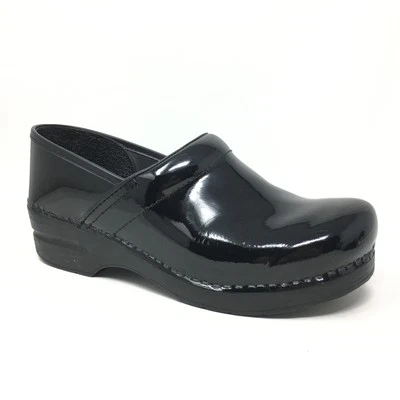 Женские профессиональные сабо мокасины Dansko размер 10,5–11 США 41 ЕС черные - Изображение 1 из 4