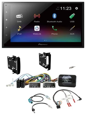 Pioneer USB Bluetooth DAB 2DIN Lenkrad Autoradio für Chrysler Dodge Jeep - Bild 1 von 4