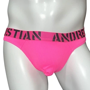Andrew Christian Hotness Slip Neon Pink Gr. S (28-31) #92879 Neu mit Etikett - Bild 1 von 11