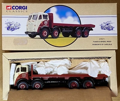 Corgi Classics 1:50 Foden 8 Wheel Rigid Lorry Robsons Of Carlisle Boxed 97971 - Image 1 of 4