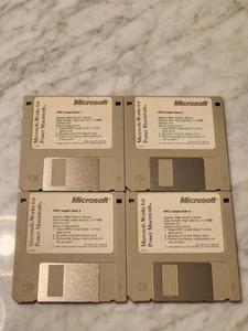 Microsoft Works For Power Macintosh Floppy 4 Disk Installation Set - Picture 1 of 1