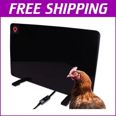 Energy-Efficient Flat Panel Chicken Coop Heater with Safety Features - 150 Watts - Image 1 of 4