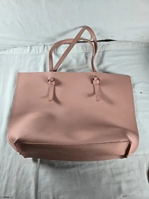 Macy's 粉色桃色结托特包单肩包女式大号双顶提手户外 — 第 1/4 张图片