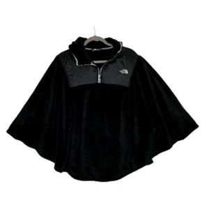 The North Face Black Oso Fleece Poncho with Hood| Size L - Picture 1 of 8