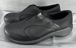 Merrell Encore QF2 Black Leather Slip On Comfort Shoes Womans 7.5 J45796 - Picture 1 of 8