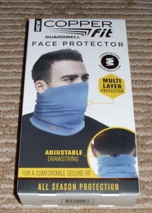 Copper FiT Guardwell Face Multi-Layer Protector in Blue! Once Size Adult Unisex! - Picture 1 of 3