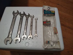 Vintage Kmart 5 Piece SAE Open End Wrench Set - Picture 1 of 5