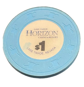 Horizon Casino Poker Chip Münze $1 Dollar Medaille Lake Tahoe Nevada Hard Rock Hotel - Bild 1 von 13
