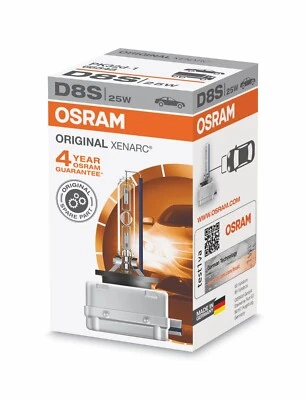1x OSRAM D8S ORIGINAL XENARC 25W 2000lm Original Bulb Replacement 100% Genuine - Image 1 of 4