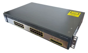 Cisco WS-C3750G-24TS-S Netzwerk-Switch / 24-Port Gigabit / Catalyst 3750G - Bild 1 von 12