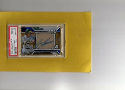 2016 TOPPS STRATA BLUE AUTO JOSE CANSECO # SA-JC 89/99 PSA GEM 10 - Image 1 of 2