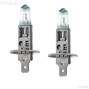 PIAA H1 Hyper Plus 4000K Xtra 55w=110W Brilliant White Light Bulbs Twin Pack - Picture 1 of 9