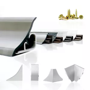 Abschlussleiste 15mm und 23mm 1,5m & 2,5m & 3m Winkelleiste Wandabschlussleiste - Bild 1 von 38
