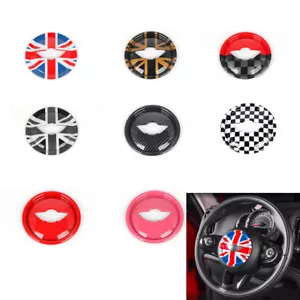 Steering Wheel Cover Cap Dashboard Trim ABS For M N Cooper F54 F55 F56 F57 F60 - Foto 1 di 17