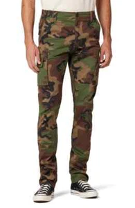 Hudson Jeans gestapelt tarnfarben schmal Militär Cargohose Größe 30 12255 - Bild 1 von 4