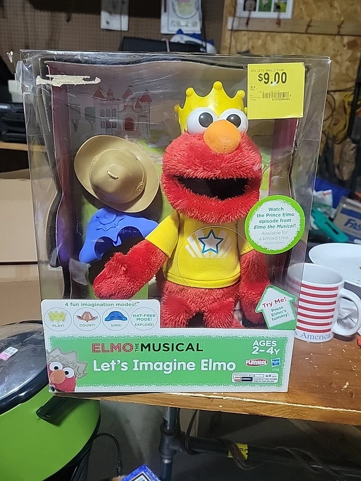 Let's Imagine Elmo (playskool Sesame Street A7366) 2013 Hasbro