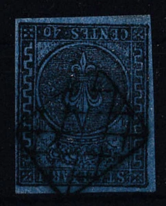 Parma Nr 5 gest. mit Gitterstempel - Bild 1 von 1