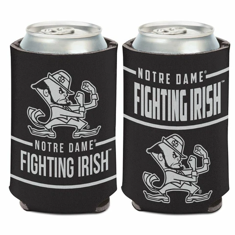 NOTRE DAME FIGHTING IRISH BLACKOUT SOFT FOAM CAN BOTTLE COOZIE KOOZIE COOLER Cover