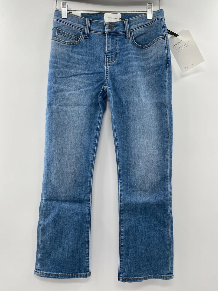 Current/Elliott Women's High Rise Scooped Jarvis Flare Jeans 23 Love Me Always